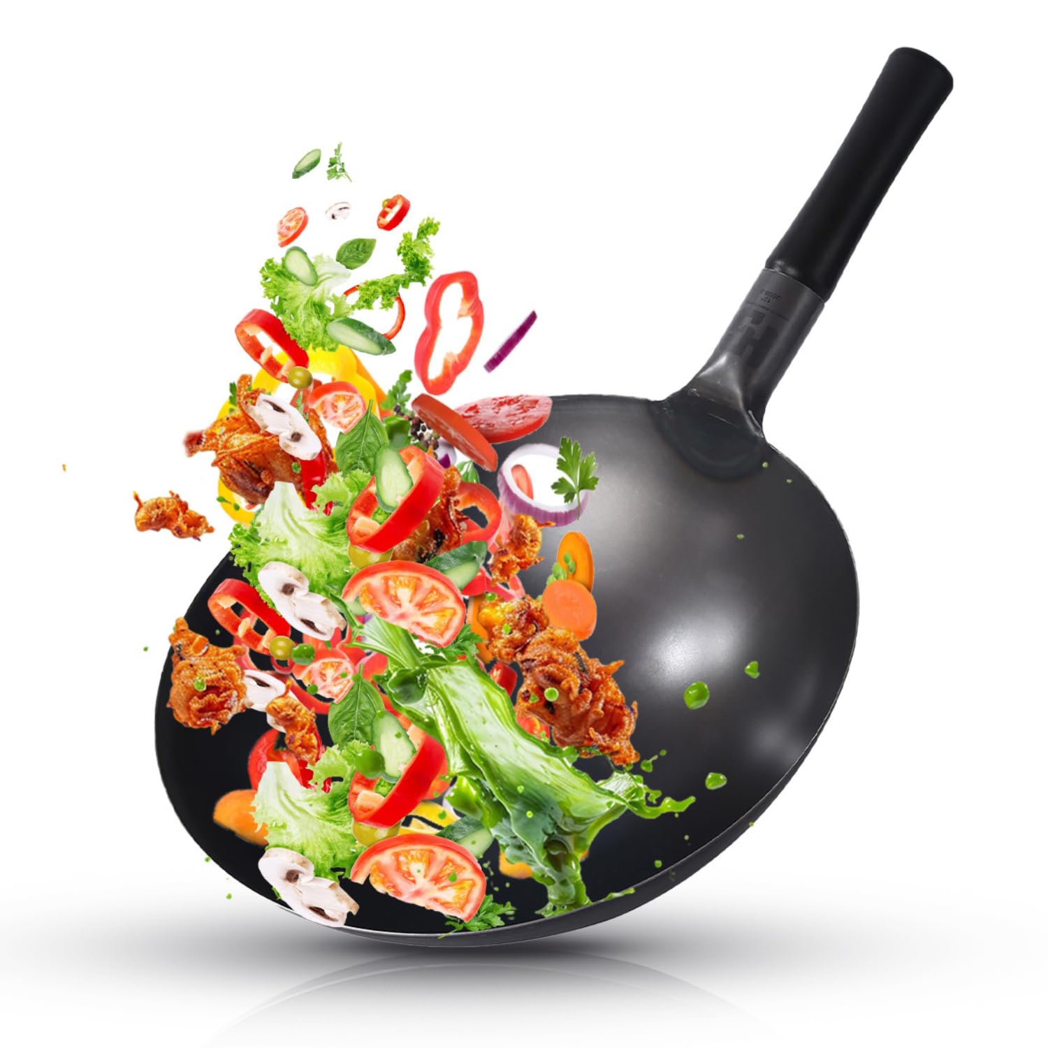 Chinese Wok Bakelite Handle 32|34|36 cm.